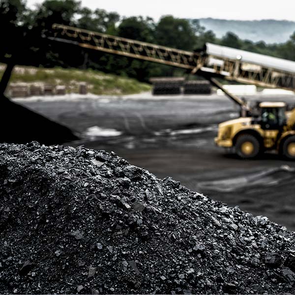 Exterior of a coal mine